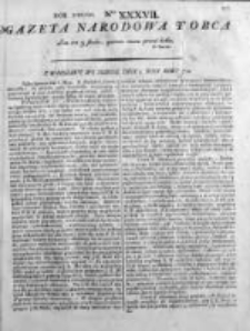 Gazeta Narodowa i Obca 1792, Nr 37