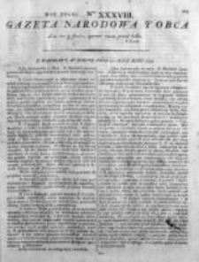 Gazeta Narodowa i Obca 1792, Nr 38