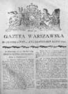 Gazeta Warszawska 1791, Nr 82