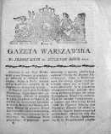 Gazeta Warszawska 1792, Nr 5