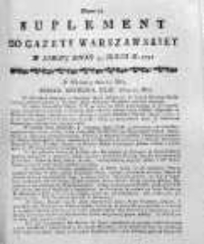 Gazeta Warszawska 1792, Nr 38