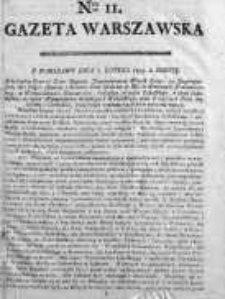 Gazeta Warszawska 1795, Nr 11