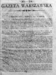 Gazeta Warszawska 1795, Nr 19