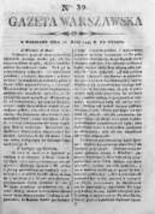 Gazeta Warszawska 1797, Nr 39