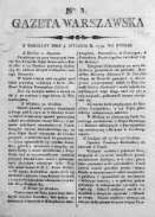 Gazeta Warszawska 1798, Nr 3
