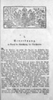 Kontinuacya Wyrokow y Rozkazow Powszechnych w Galicyi i Lodomeryi Królewstwach Wypadłych 1782