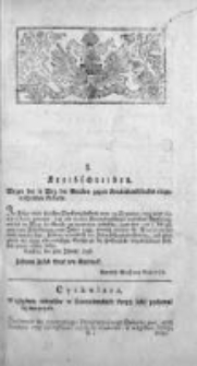 Kontinuacya Wyrokow y Rozkazow Powszechnych w Galicyi i Lodomeryi Królewstwach Wypadłych 1796