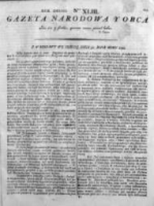 Gazeta Narodowa i Obca 1792, Nr 43