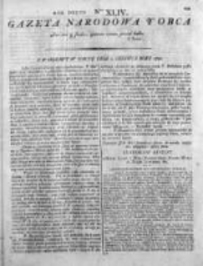 Gazeta Narodowa i Obca 1792, Nr 44