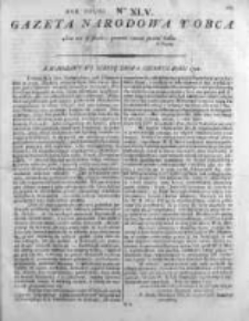 Gazeta Narodowa i Obca 1792, Nr 45