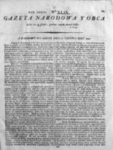 Gazeta Narodowa i Obca 1792, Nr 49