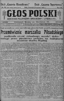 Głos Polski : dziennik polityczny, społeczny i literacki 27 czerwiec 1929 nr 174