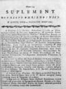 Gazeta Warszawska 1787, Nr 85