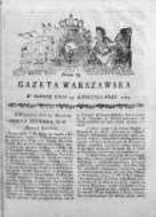 Gazeta Warszawska 1789, Nr 33