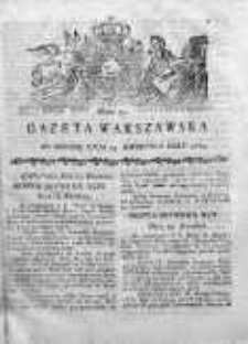 Gazeta Warszawska 1789, Nr 34