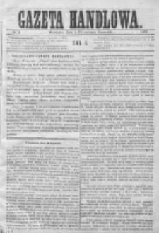 Gazeta Handlowa. Pismo poświęcone handlowi, przemysłowi fabrycznemu i rolniczemu, 1869, Nr 9