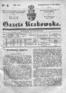 Gazeta Krakowska 1840, I, Nr 9