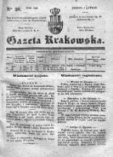 Gazeta Krakowska 1840, I, Nr 26