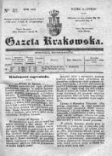 Gazeta Krakowska 1840, I, Nr 37