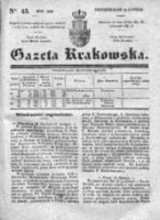 Gazeta Krakowska 1840, I, Nr 45