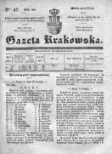 Gazeta Krakowska 1840, I, Nr 47