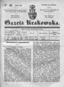 Gazeta Krakowska 1840, I, Nr 49