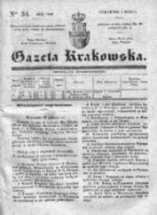 Gazeta Krakowska 1840, I, Nr 54