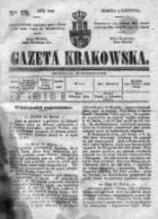 Gazeta Krakowska 1840, II, Nr 79