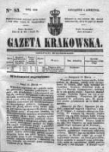 Gazeta Krakowska 1840, II, Nr 83