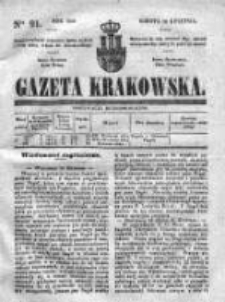 Gazeta Krakowska 1840, II, Nr 91