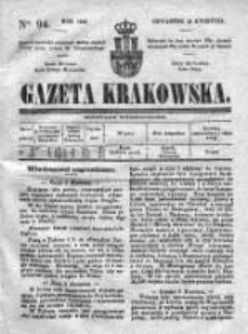 Gazeta Krakowska 1840, II, Nr 94