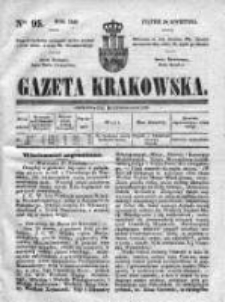 Gazeta Krakowska 1840, II, Nr 95