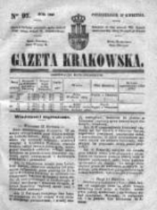 Gazeta Krakowska 1840, II, Nr 97