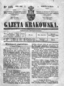 Gazeta Krakowska 1840, II, Nr 113