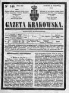 Gazeta Krakowska 1840, II, Nr 140