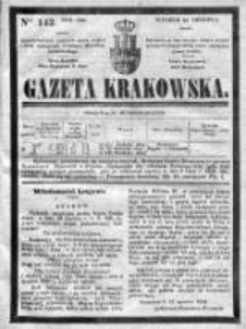 Gazeta Krakowska 1840, II, Nr 142