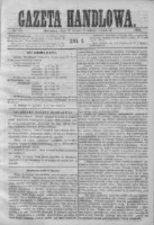 Gazeta Handlowa. Pismo poświęcone handlowi, przemysłowi fabrycznemu i rolniczemu, 1869, Nr 54