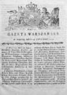 Gazeta Warszawska 1789, Nr 57