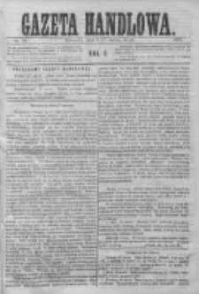 Gazeta Handlowa. Pismo poświęcone handlowi, przemysłowi fabrycznemu i rolniczemu, 1869, Nr 59