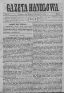 Gazeta Handlowa. Pismo poświęcone handlowi, przemysłowi fabrycznemu i rolniczemu, 1871, Nr 3