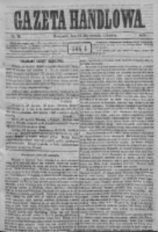 Gazeta Handlowa. Pismo poświęcone handlowi, przemysłowi fabrycznemu i rolniczemu, 1871, Nr 20