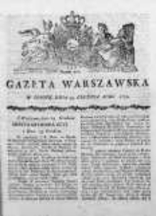 Gazeta Warszawska 1789, Nr 101