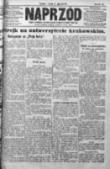 Naprzód. Czasopismo polityczne i społeczne. - Organ partyi socyal-demokratycznej 1911, R. XX, Nr 025