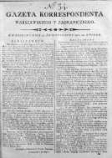 Gazeta Korrespondenta Warszawskiego y Zagranicznego 1800, Nr 34