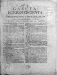Korespondent Warszawski Donoszący Wiadomości Krajowe i Zagraniczne 1808, Nr 7