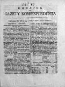 Korespondent Warszawski Donoszący Wiadomości Krajowe i Zagraniczne 1808, Nr 17