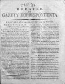Korespondent Warszawski Donoszący Wiadomości Krajowe i Zagraniczne 1809, Nr 59