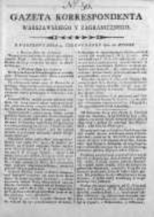 Gazeta Korrespondenta Warszawskiego y Zagranicznego 1800, Nr 50