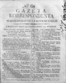 Korespondent Warszawski Donoszący Wiadomości Krajowe i Zagraniczne 1809, Nr 68