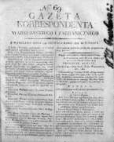 Korespondent Warszawski Donoszący Wiadomości Krajowe i Zagraniczne 1809, Nr 69